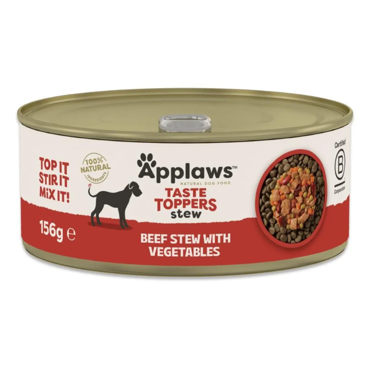 Applaws Taste Toppers oksegryde 156 g - naturlig topping til hundefoder
